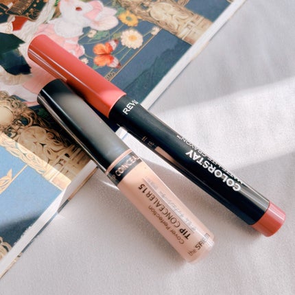 レブロン カラーステイ マット ライト クレヨン/REVLON/口紅を使ったクチコミ(3枚目)