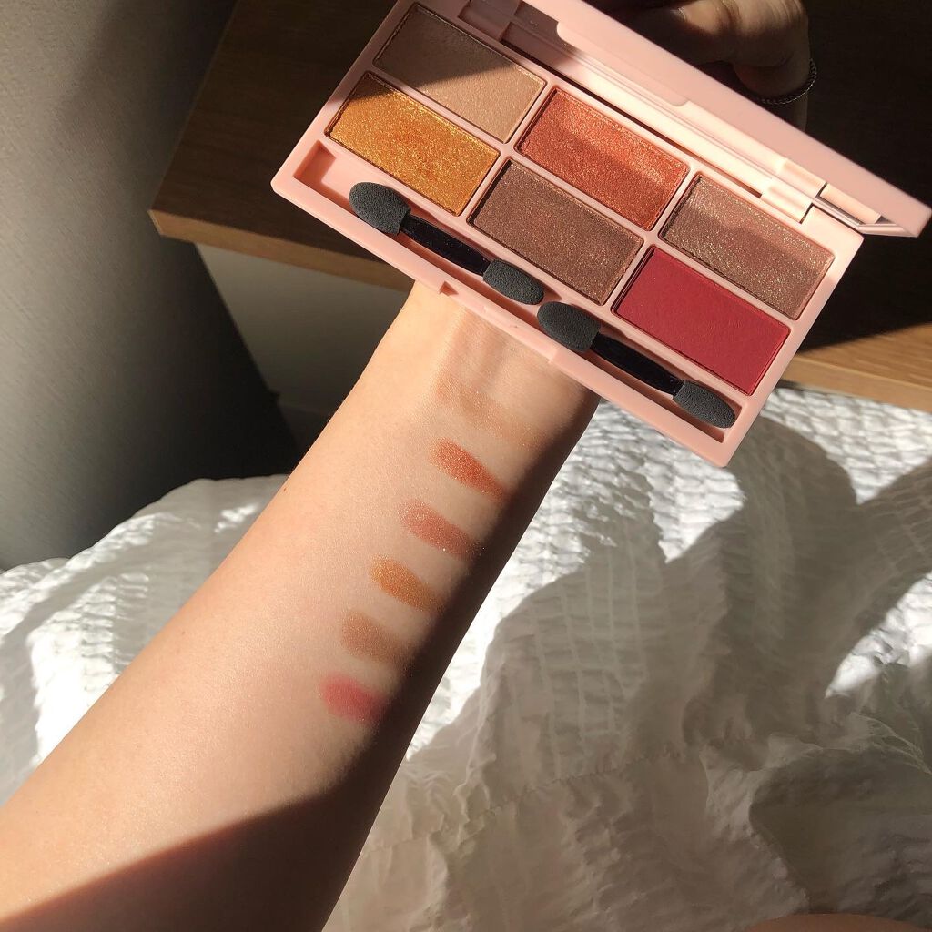 イロアソビ 6色アイパレット/iroasobi/アイシャドウパレットを使ったクチコミ(2枚目)