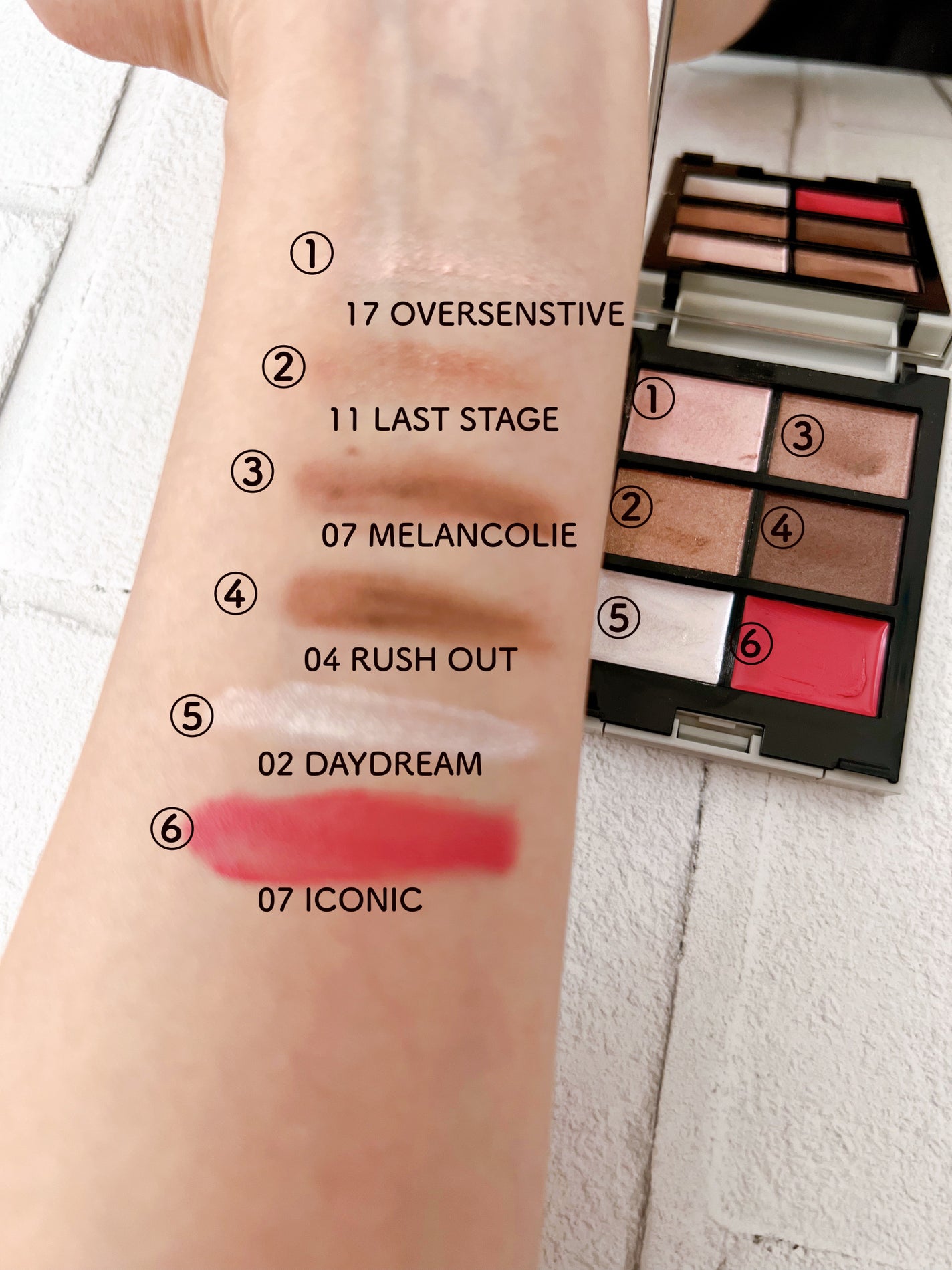 MY MIXED PALETTE 6色カスタムパレット/MN/マルチパレットを使ったクチコミ(2枚目)