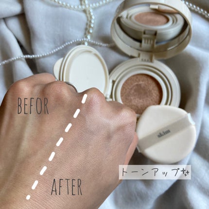 ルポ クッションファンデーション/skim /クッションファンデーションを使ったクチコミ(4枚目)