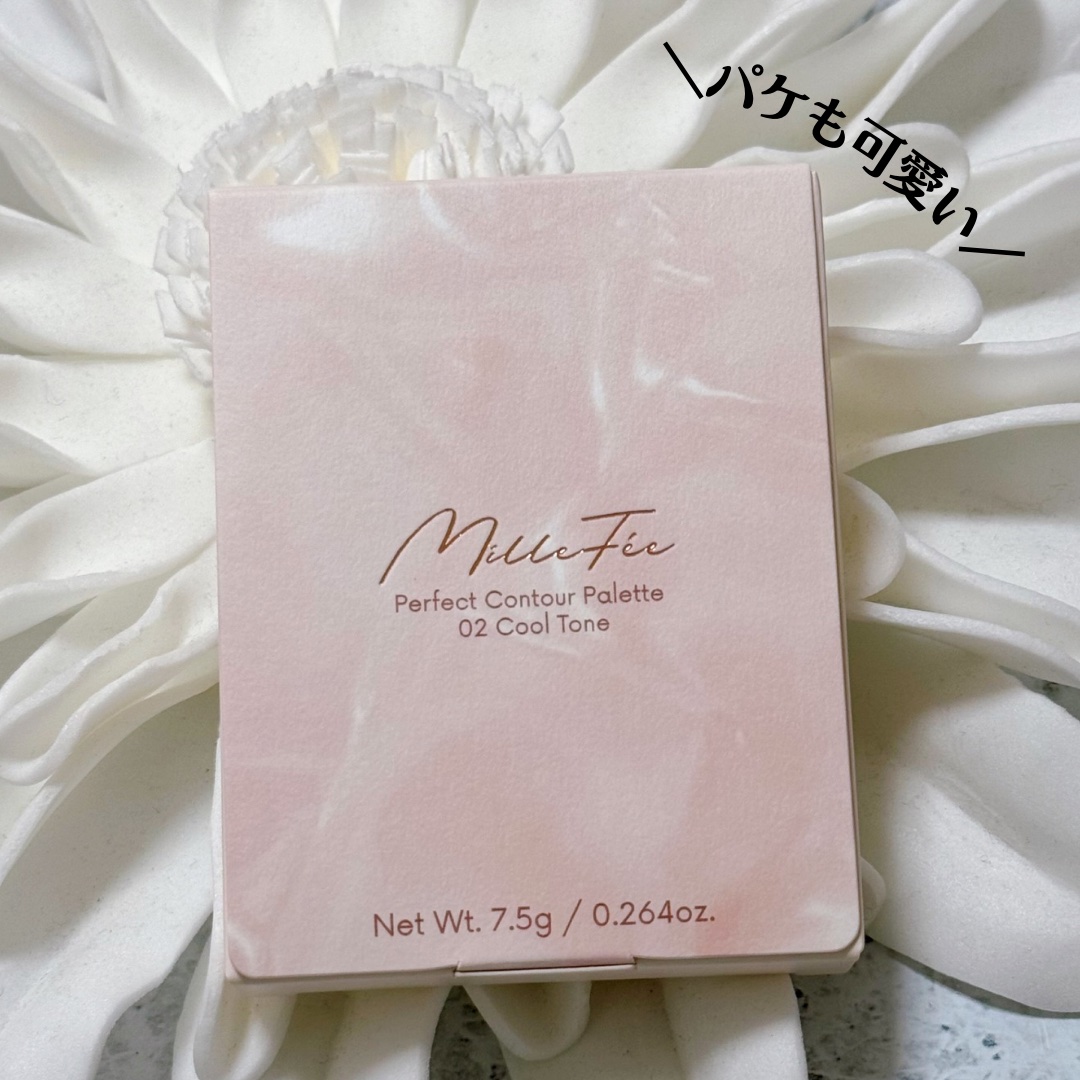 チート顔コントゥアパレット/MilleFée/パウダーハイライトを使ったクチコミ（2枚目）