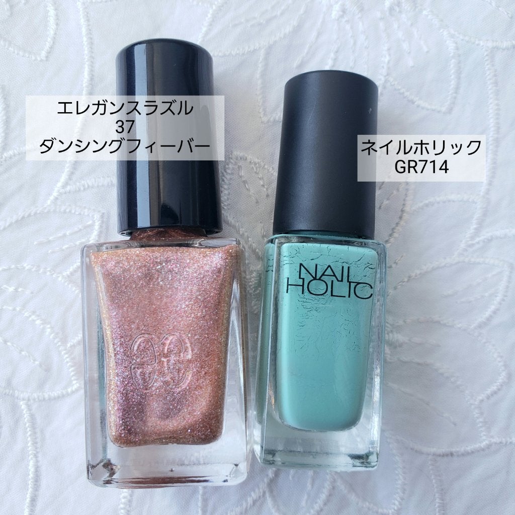 土木系おねいさん on LIPS 「今日のネイル💅日差しに負けないギラギラのラメに、夏っぽカラーの..」(6枚目)