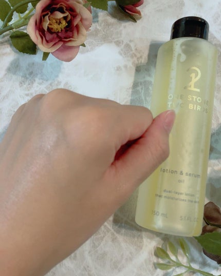 オイルインローション/ONE STONE TWO BIRDS/化粧水を使ったクチコミ(3枚目)