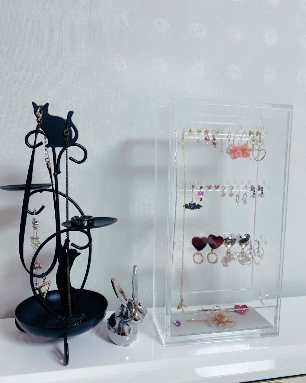 アクリルネックレス・ピアススタンド/無印良品/その他を使ったクチコミ(3枚目)