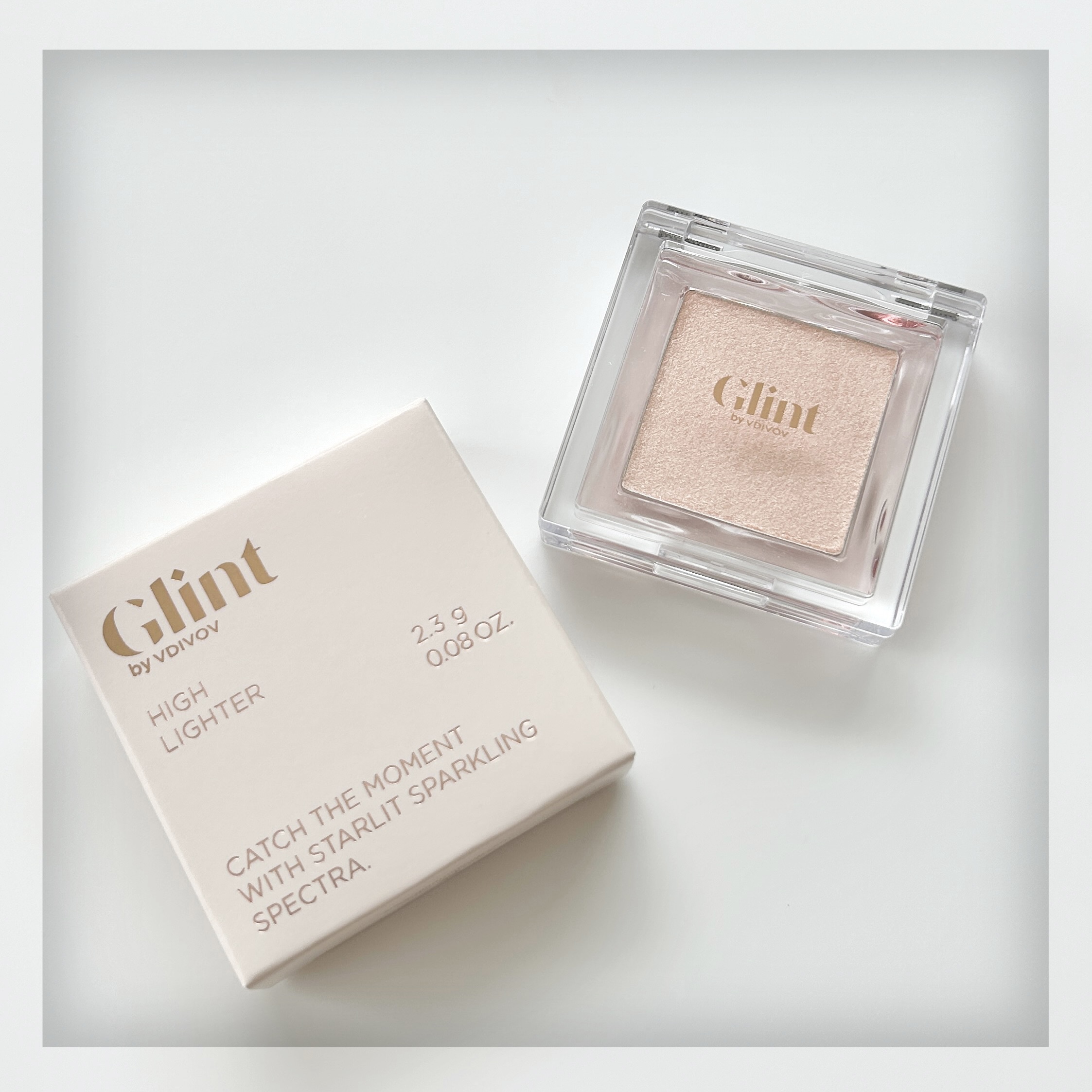 マーブルベイクドハイライター/Glint/パウダーハイライトを使ったクチコミ（2枚目）