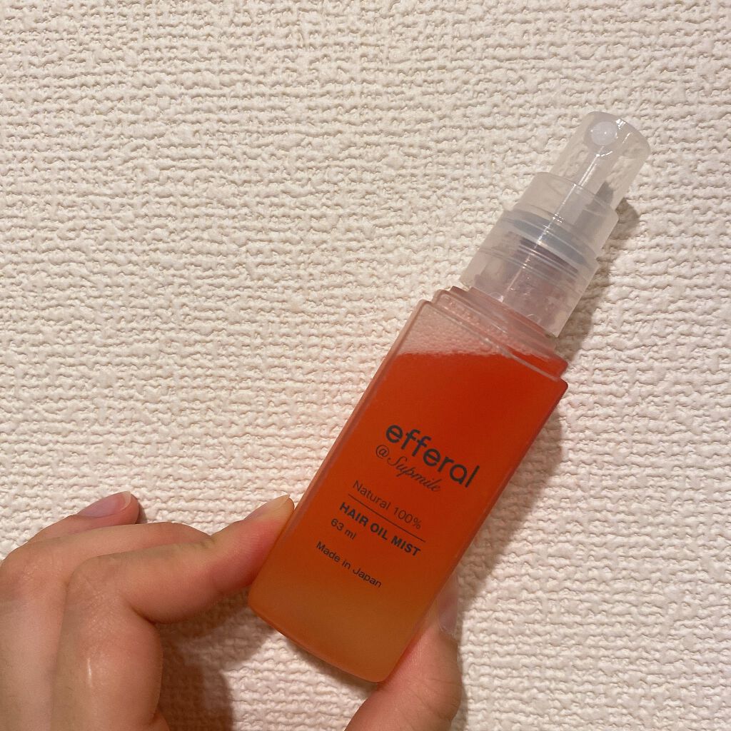 ヘアオイルミスト/efferal/ヘアミストを使ったクチコミ(3枚目)