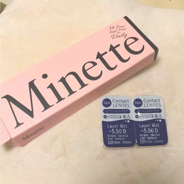 Minette レイヤーアーモンド/Minette/カラーコンタクトレンズを使ったクチコミ（2枚目）