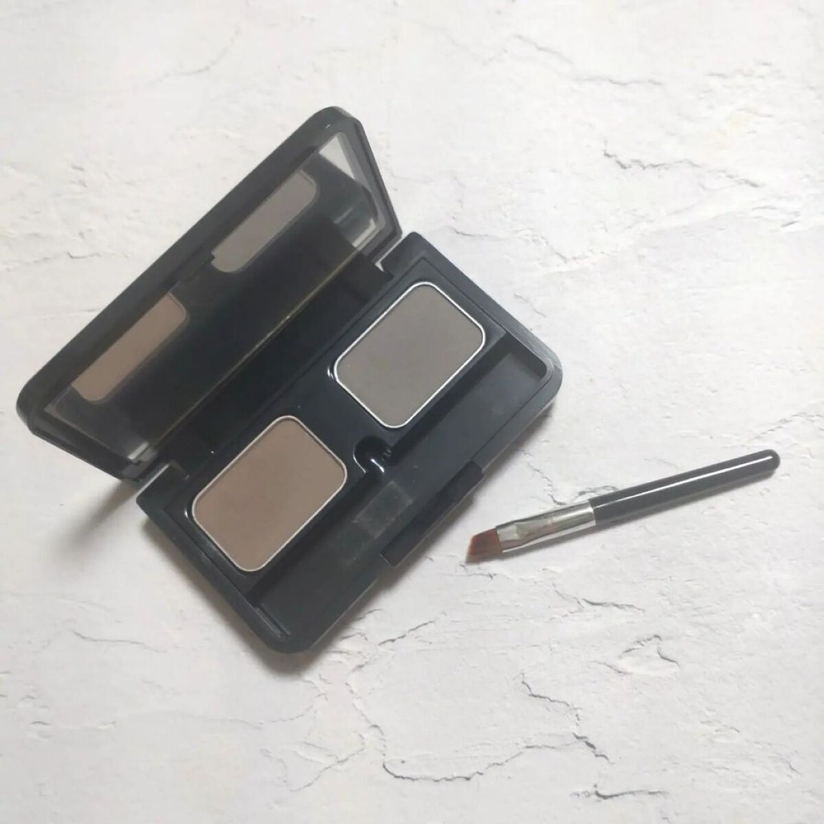 ビューステージ アイブロウパウダー ダーク/ビューステージ コスメティック/パウダーアイブロウを使ったクチコミ（1枚目）