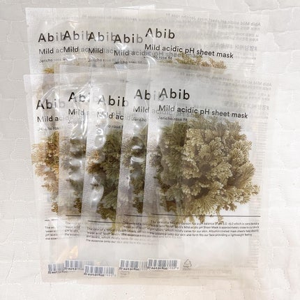 弱酸性PHシートマスク 復活草フィット/Abib /シートマスク・パックを使ったクチコミ(2枚目)
