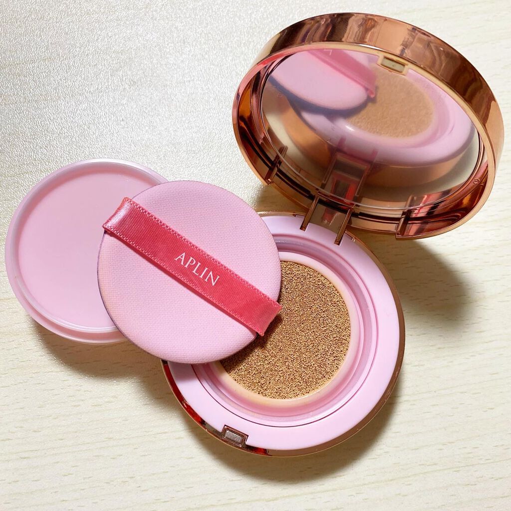 ピンクティーツリーカバークッション/APLIN/クッションファンデーションを使ったクチコミ（2枚目）