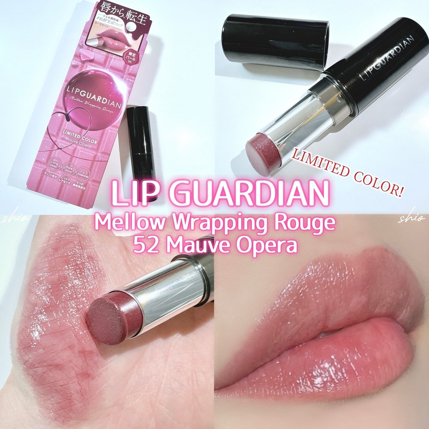 メロウラッピングルージュ/LIPGUARDIAN/口紅を使ったクチコミ(1枚目)