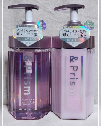 ミラクル シャイン シャンプー/ヘアトリートメント/&Prism/市販シャンプーを使ったクチコミ(1枚目)
