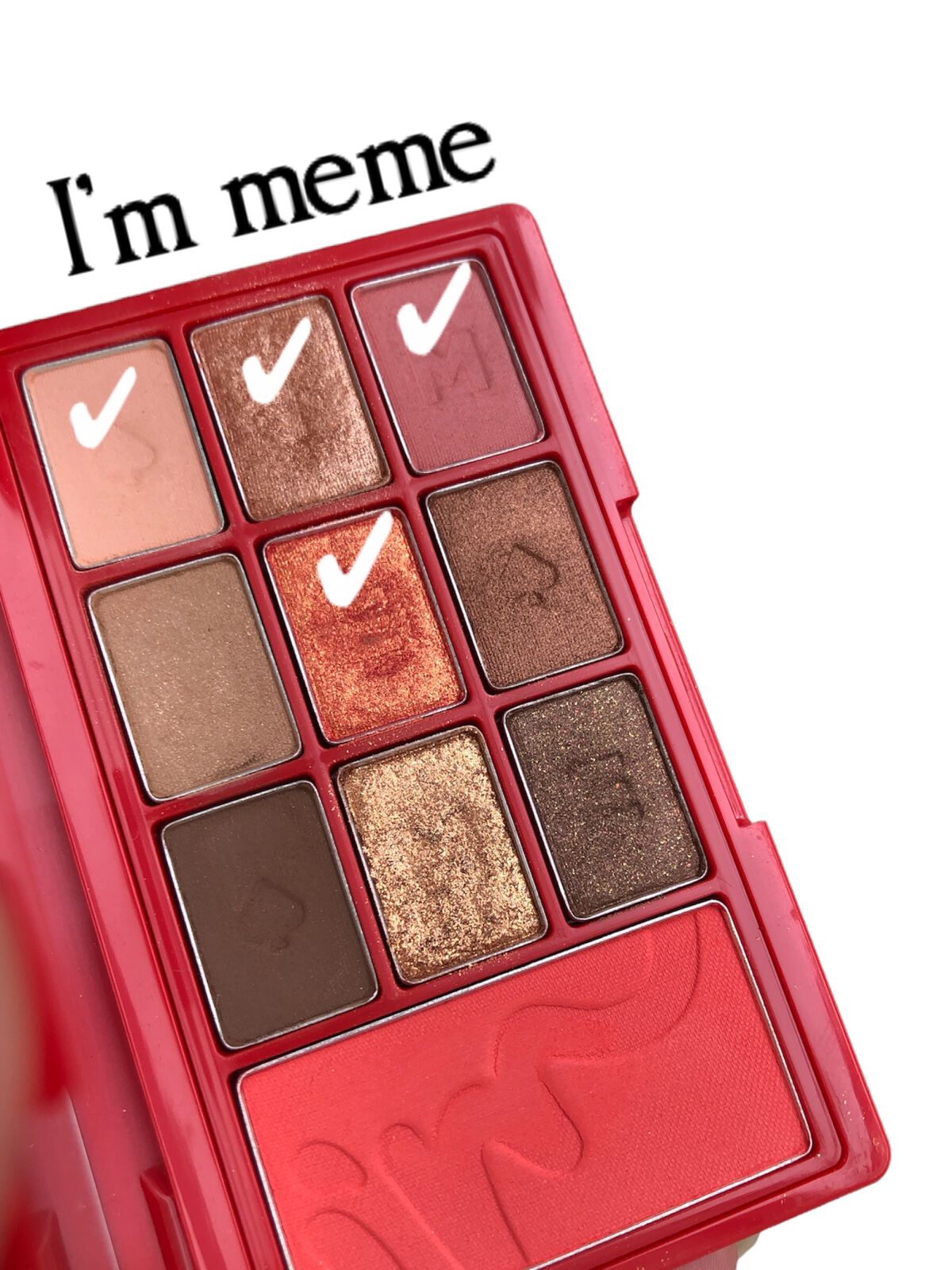 アイムヒドゥンカードパレット/i’m meme/アイシャドウパレットを使ったクチコミ(1枚目)