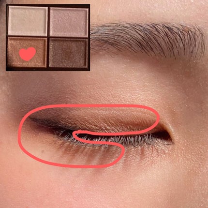 スキニーリッチシャドウ/excel/アイシャドウパレットを使ったクチコミ(4枚目)