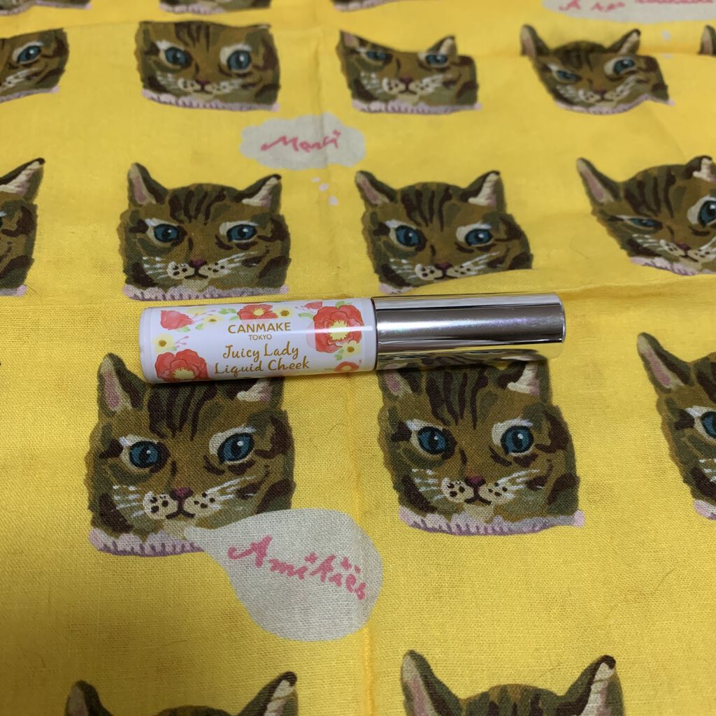 ジューシーレディリキッドチーク/キャンメイク/リキッドチークを使ったクチコミ（1枚目）