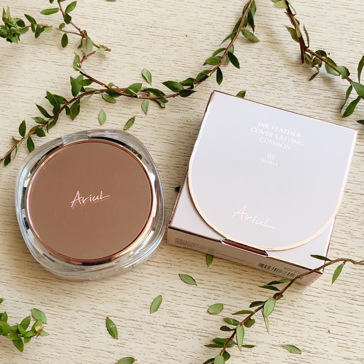 アリウル インクフェザーカバーラスティングクッション/Ariul/クッションファンデーションを使ったクチコミ（1枚目）