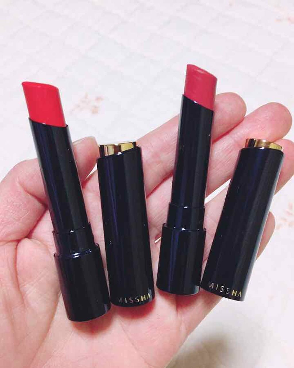 シグネチャー デューイルージュ/MISSHA/口紅を使ったクチコミ（1枚目）