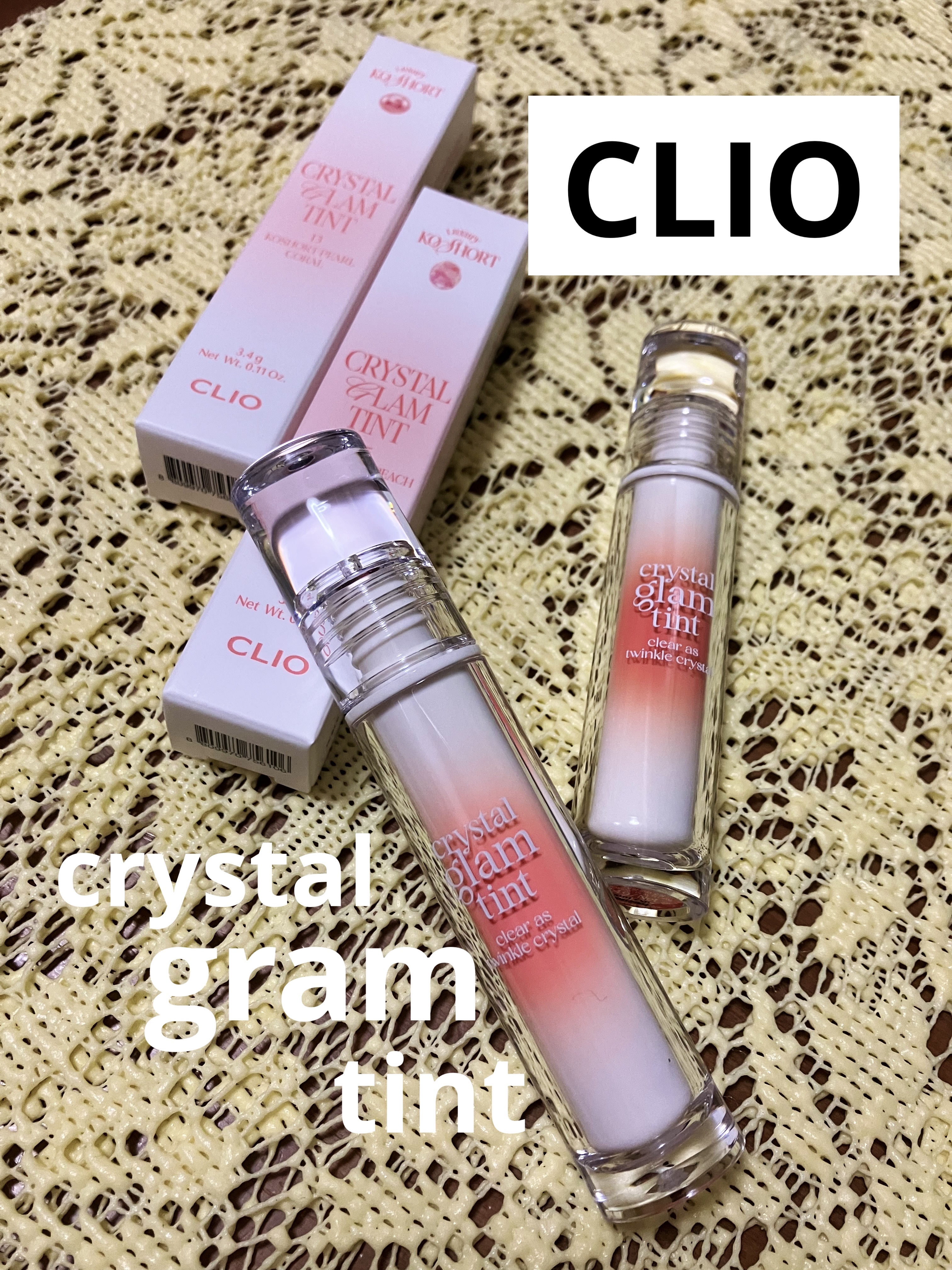 クリスタル グラム ティント/CLIO/リップティントを使ったクチコミ（1枚目）