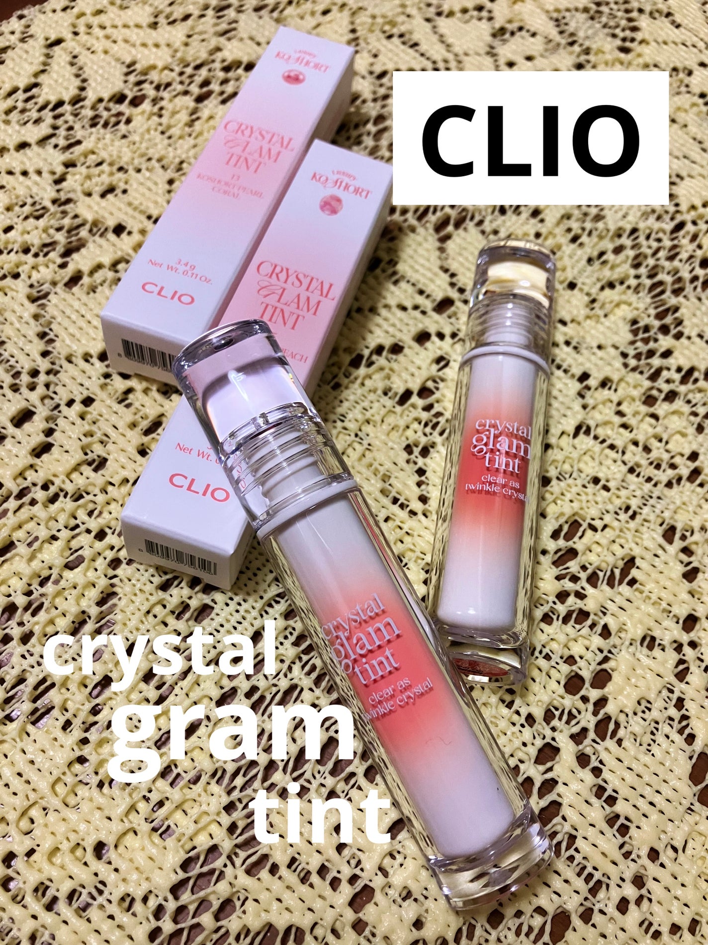 クリスタル グラム ティント/CLIO/リップティントを使ったクチコミ(1枚目)