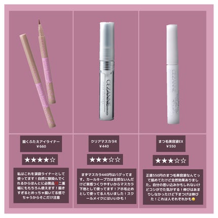 クリア マスカラR/CEZANNE/マスカラ下地を使ったクチコミ(2枚目)