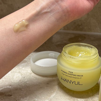 月光ゆず睡眠パック/HANYUL(ハンユル)/フェイスクリームを使ったクチコミ(2枚目)