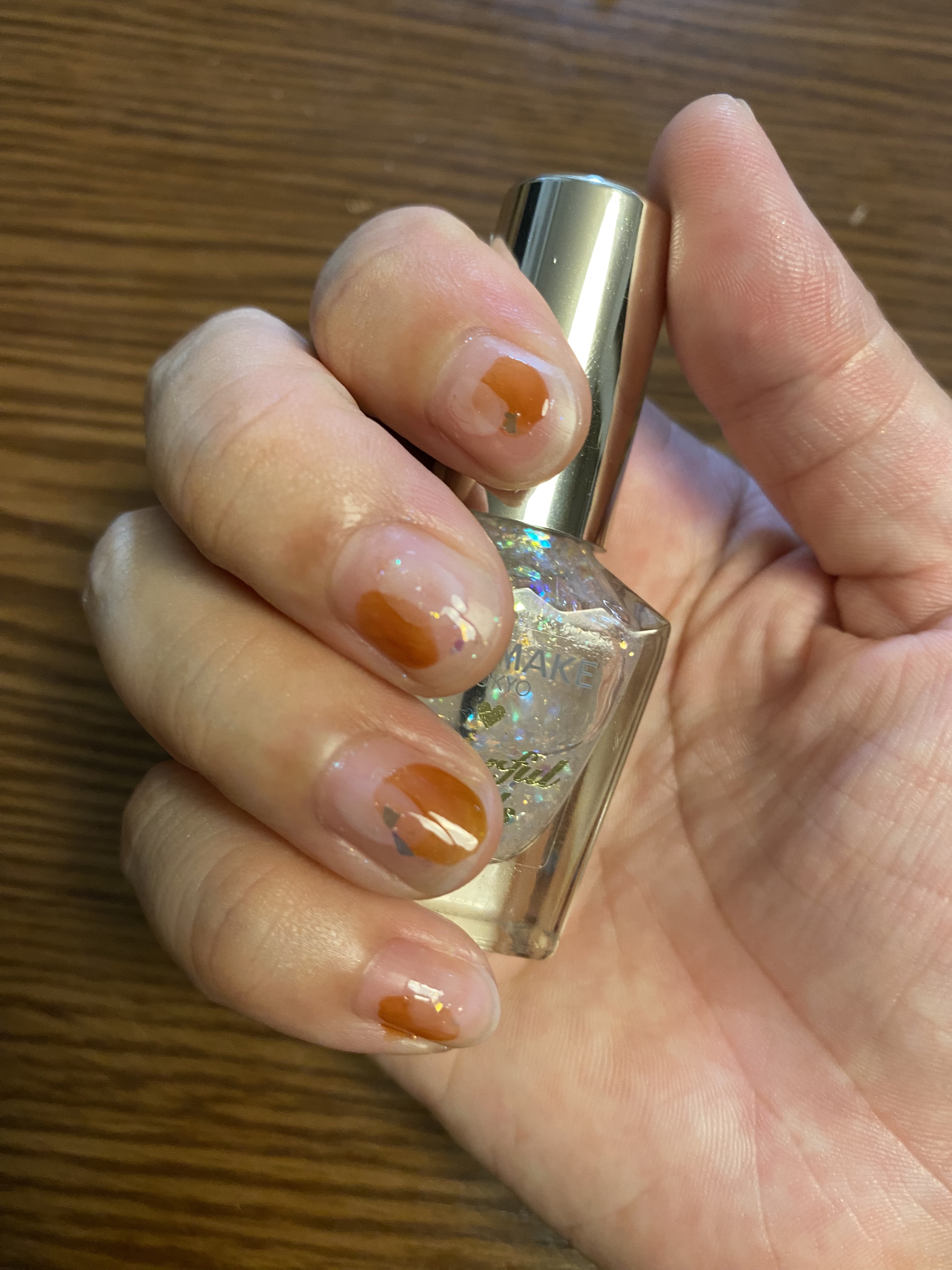 速乾性トップコート/DAISO/ネイルトップコートを使ったクチコミ（2枚目）