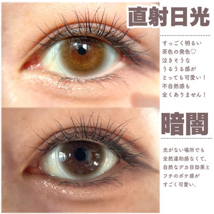 ハニードロップス/HONEY DROPS/カラーコンタクトレンズを使ったクチコミ(4枚目)