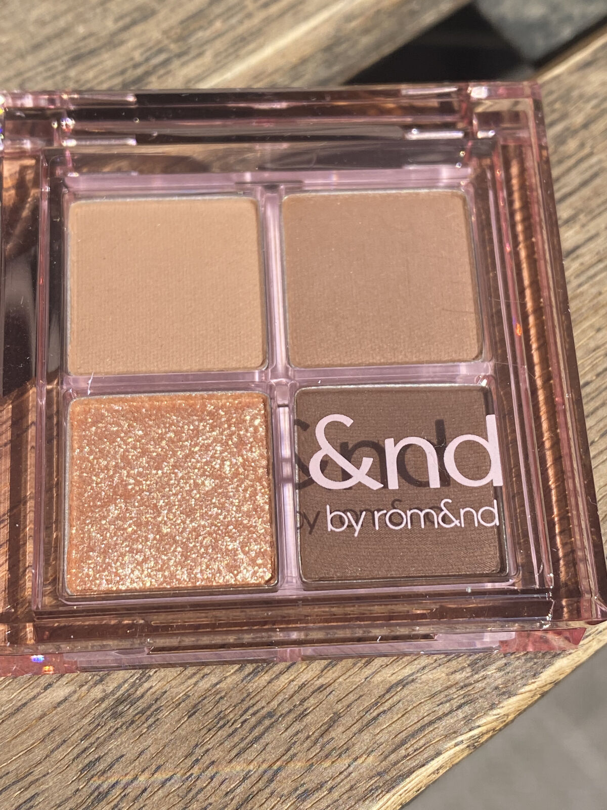 アンドバイロムアンド　メロウアイパレット BR02 アップルシナモン/&nd by rom&nd/アイシャドウパレットを使ったクチコミ（3枚目）
