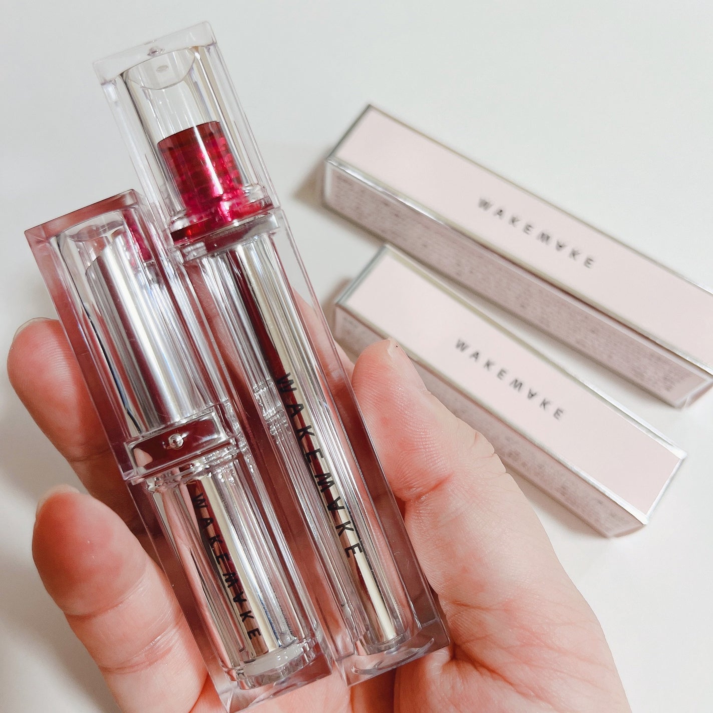 デュイジェルグレーズスティック/wakemake/口紅を使ったクチコミ(5枚目)