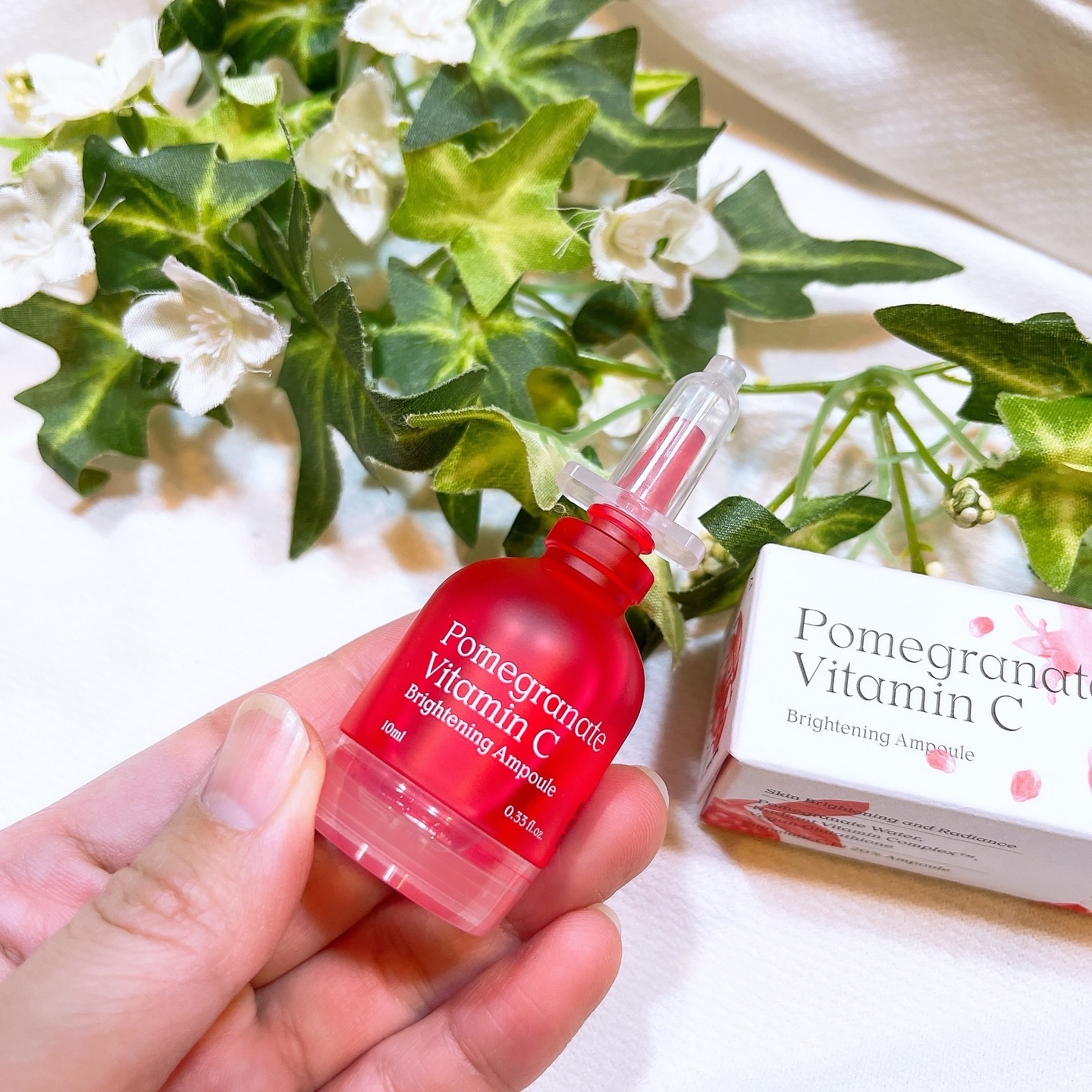 ザクロビタミンC美白アンプル/NATURAL DERMA PROJECT/美容液を使ったクチコミ（2枚目）