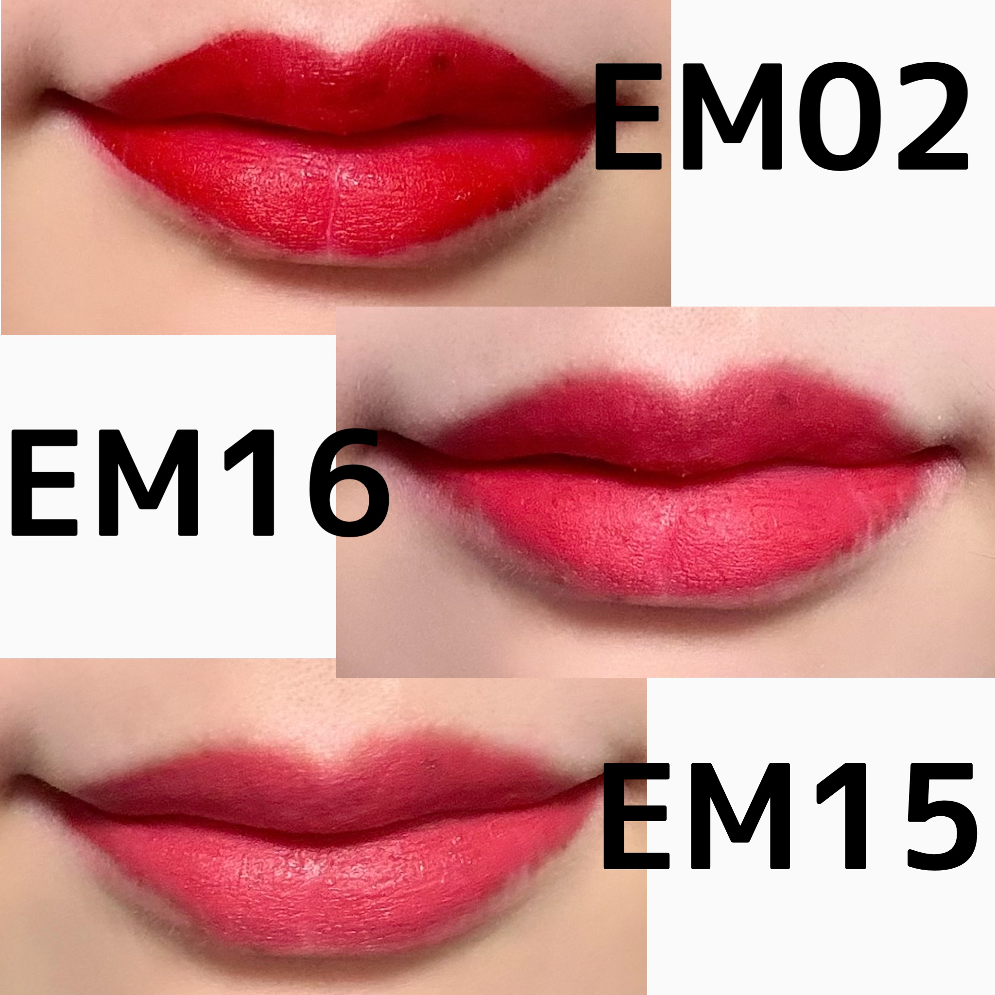 スーパーマットリップ＆チークマッド EM16 プリンセスローズ/INTO U/口紅を使ったクチコミ（2枚目）