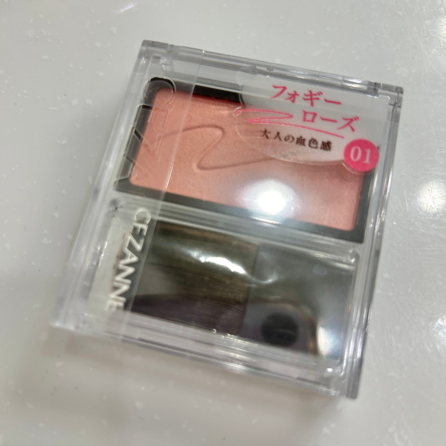 チークブラッシュ/CEZANNE/パウダーチークを使ったクチコミ(1枚目)