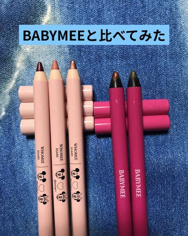 マルチペンシルアイライナー coral pink【ミッキー＆ミニー】/WHOMEE/ペンシルアイライナーを使ったクチコミ（2枚目）