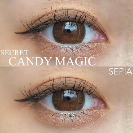 secret candymagic secretcandymagic Premium(シークレットキャンディーマジックプレミア)1monthのクチコミ「SECRET CANDY MAGIC
SEPIA
DIA14.5
着色直径13.9
BC8......」(1枚目)