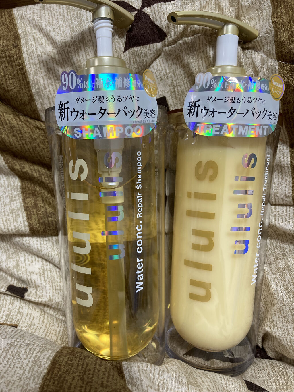 ウォーターコンク リペアシャンプー/ヘアトリートメント/ululis/シャンプー・コンディショナーを使ったクチコミ（1枚目）