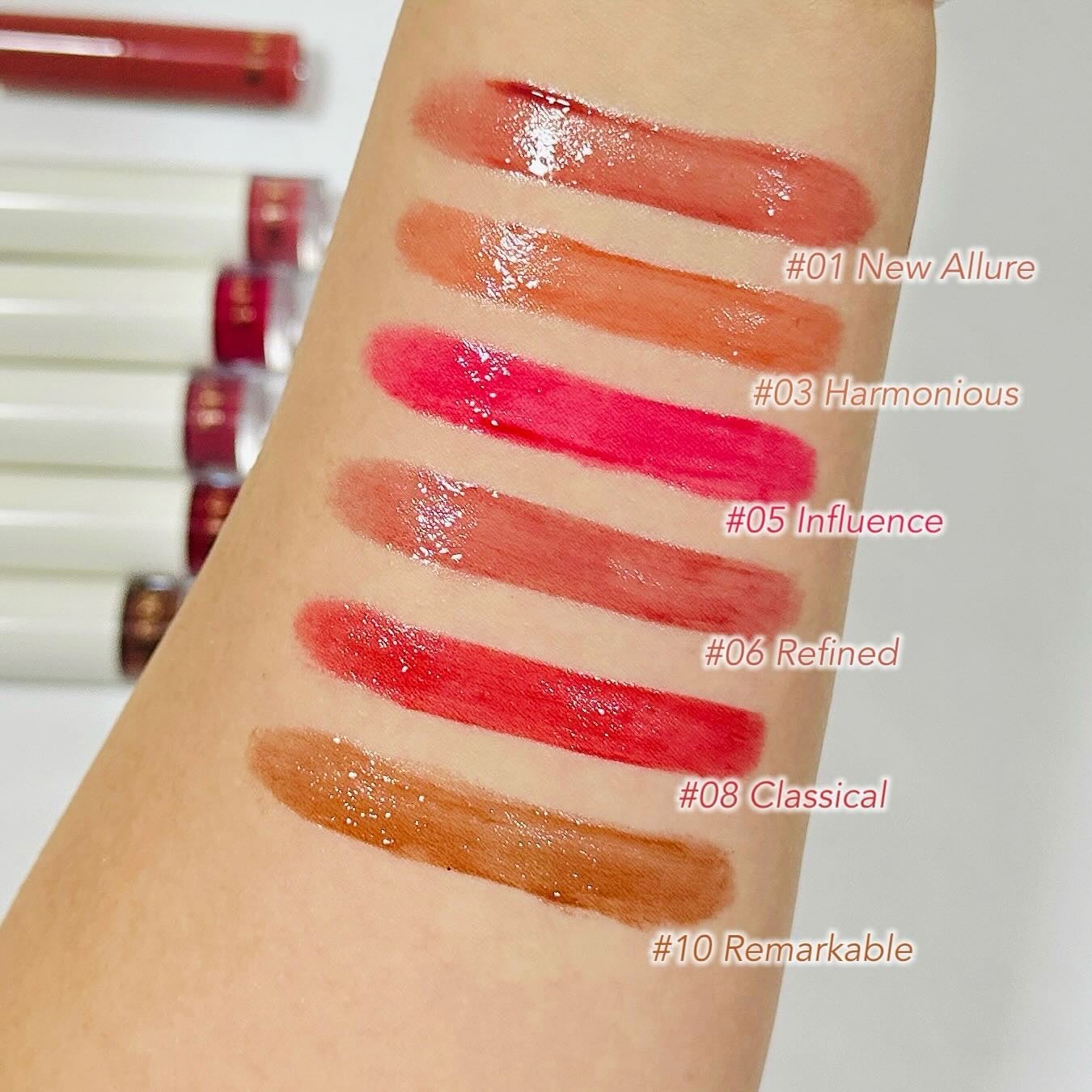 ムードインハンサーウォーターリキッドグロウ/hince/口紅を使ったクチコミ(3枚目)