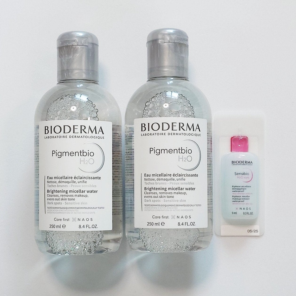 ピグメンビオ エイチツーオーホワイト/ビオデルマ/クレンジングウォーターを使ったクチコミ(2枚目)