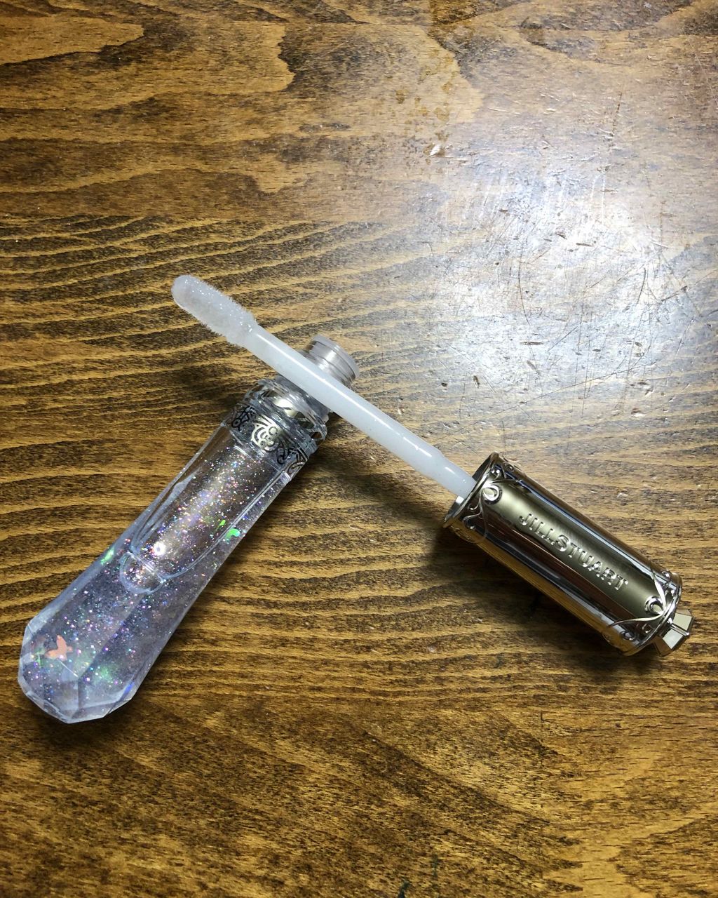 サムシングピュアブルー シマリング リップエッセンス/JILL STUART/リップケアを使ったクチコミ（3枚目）