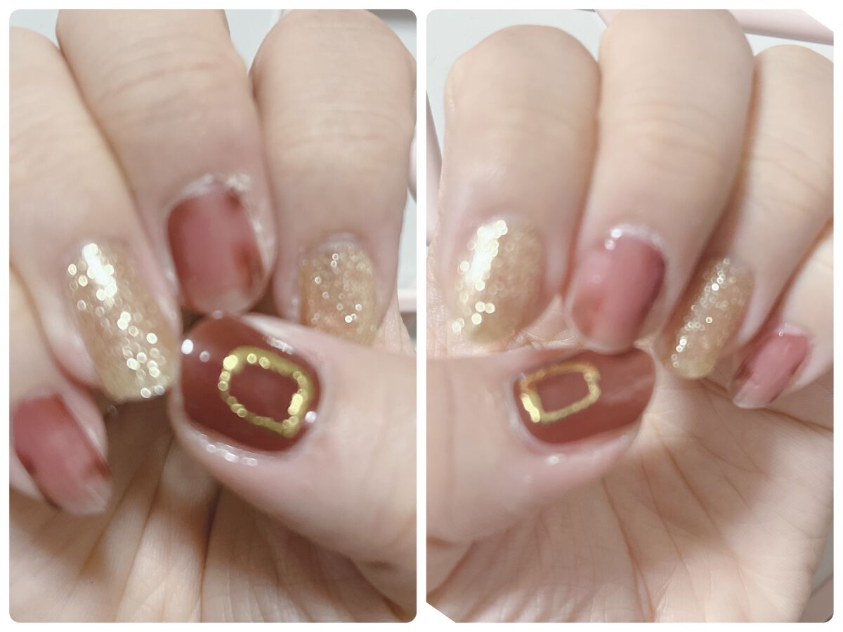 ジェルネイル風シール ライフネイル/ネイル工房/ネイルシールを使ったクチコミ（1枚目）