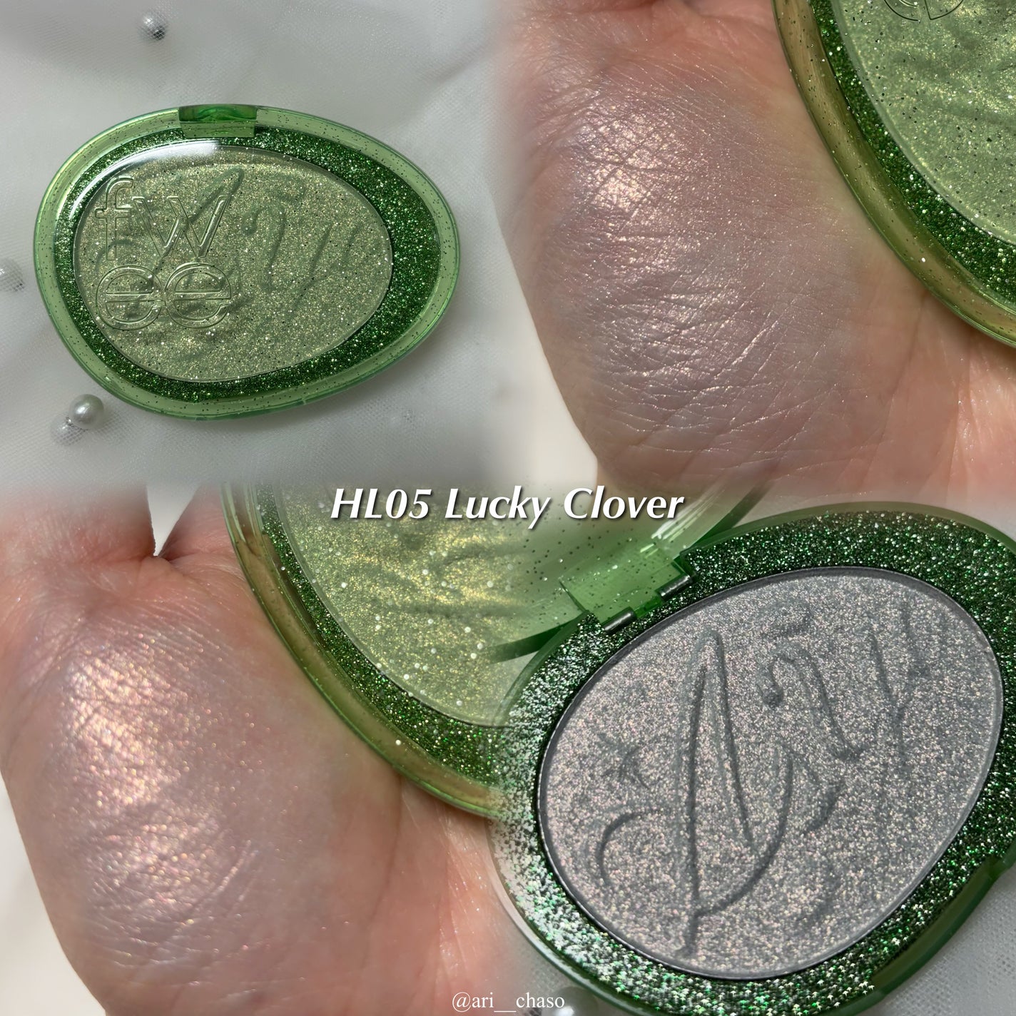 フィー グリッツストーンハイライター/fwee/パウダーハイライトを使ったクチコミ(4枚目)