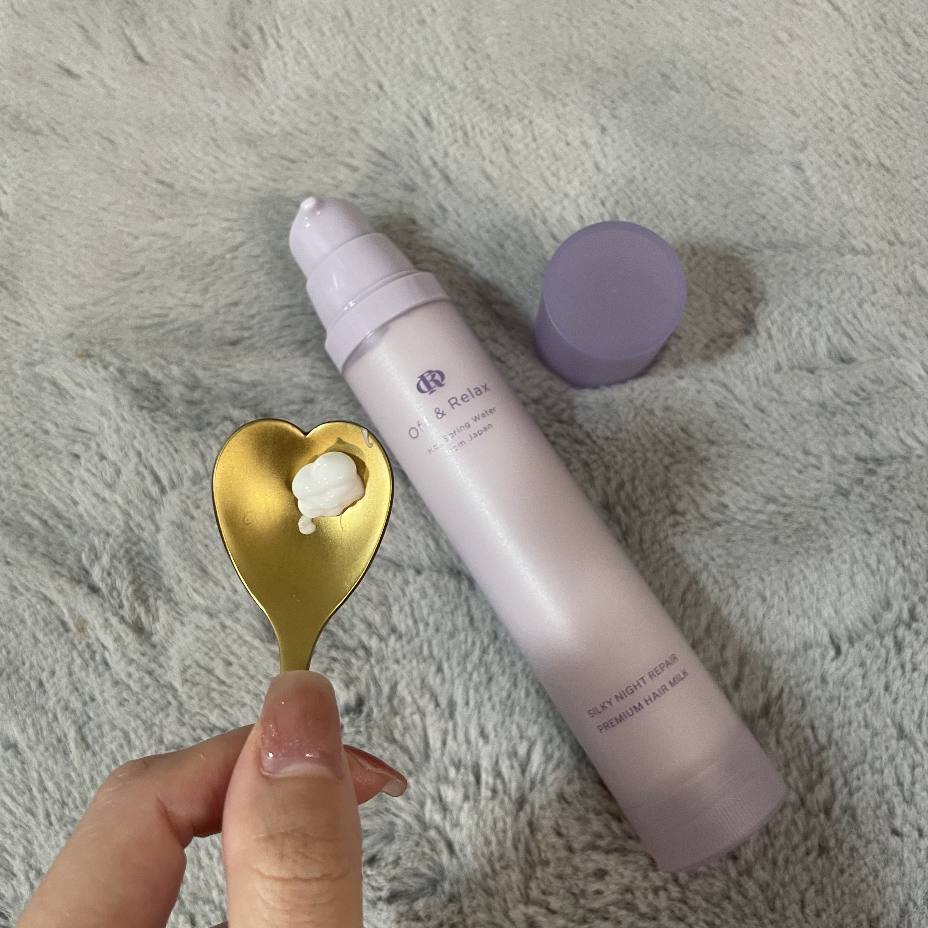 ＯＲシルキーナイトリペアプレミアムヘアミルク/Off&Relax/ヘアミルクを使ったクチコミ（2枚目）