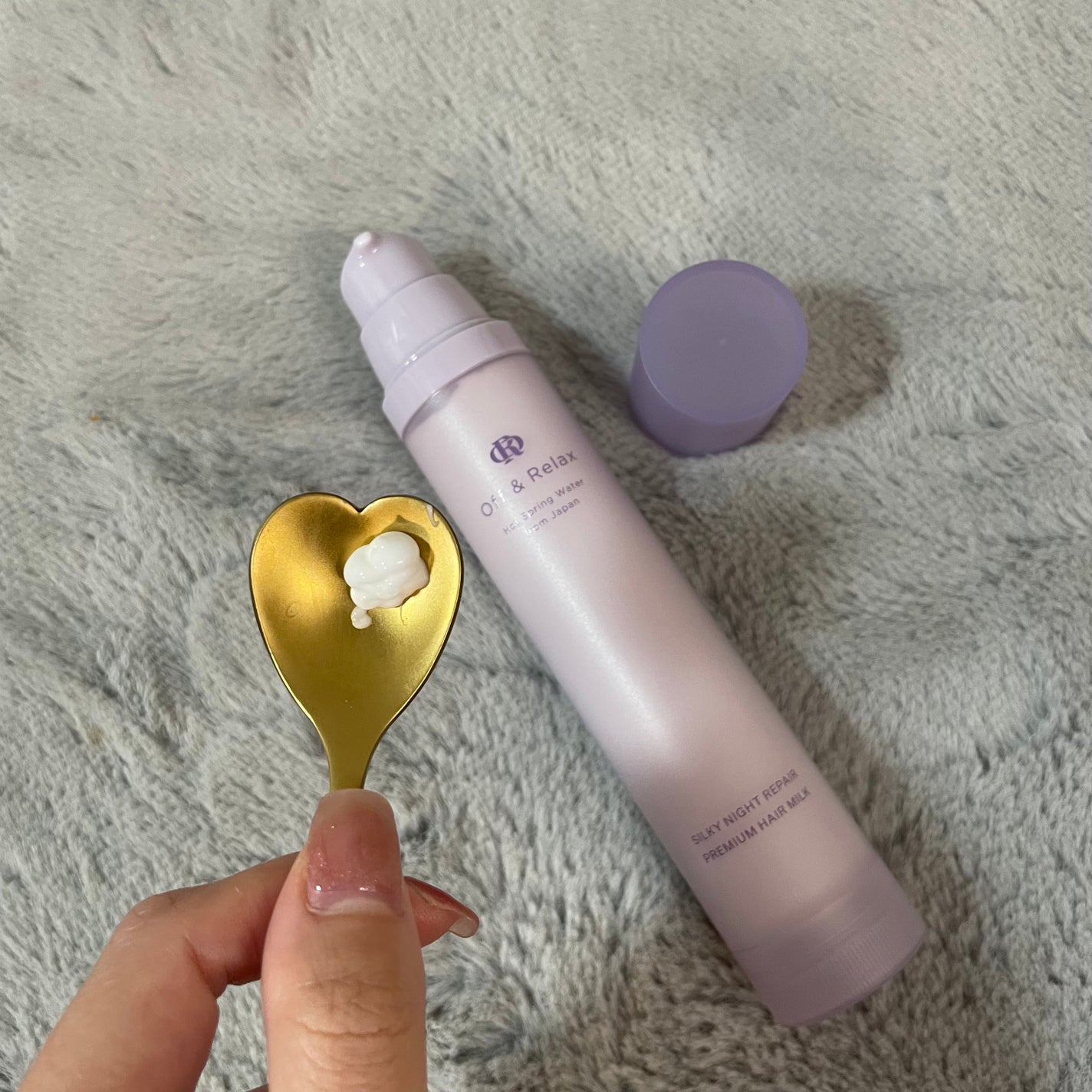 ORシルキーナイトリペアプレミアムヘアミルク/Off&Relax/ヘアミルクを使ったクチコミ(2枚目)