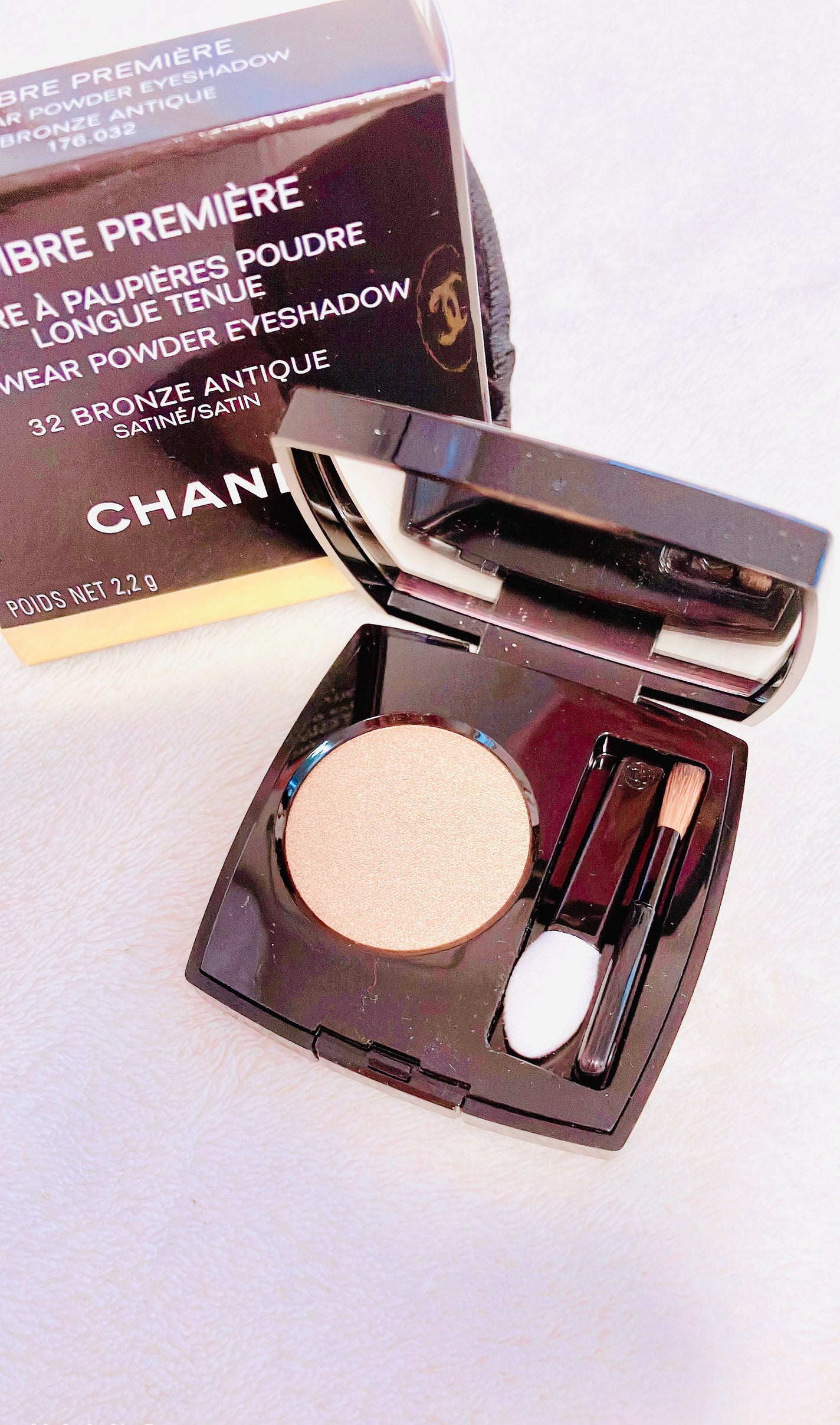 オンブル プルミエール プードゥル/CHANEL/単色アイシャドウを使ったクチコミ(2枚目)