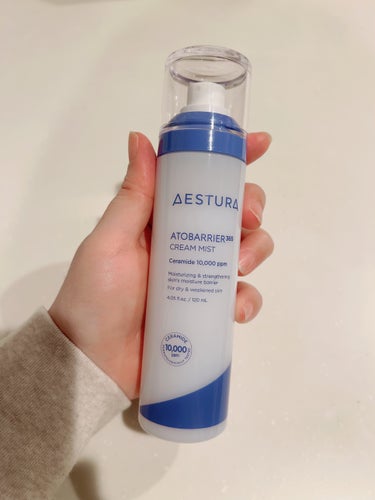 AESTURA アトバリア365クリームミストのクチコミ「#メガ割購入品 ③
今日はこれ。

🟣AESTURA　アトバリア365クリームミスト

これ、.....」（1枚目）