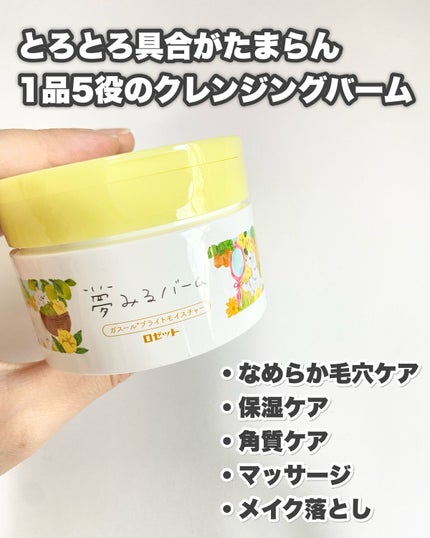 夢みるバーム ガスールブライトモイスチャー /ロゼット/クレンジングバームを使ったクチコミ(2枚目)