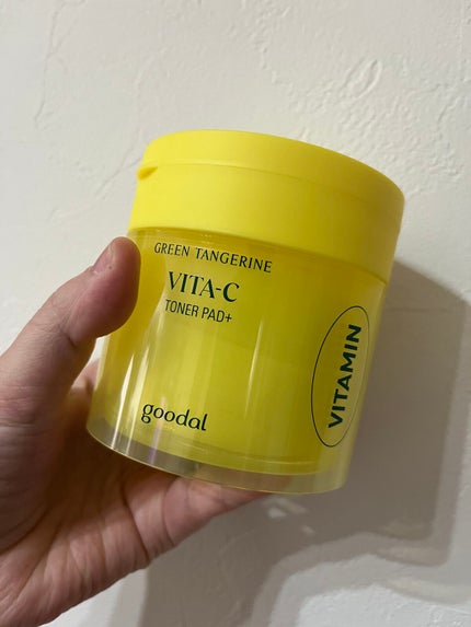 グリーンタンジェリン ビタCダークスポットケアパッド/goodal/トナーパッドを使ったクチコミ(5枚目)