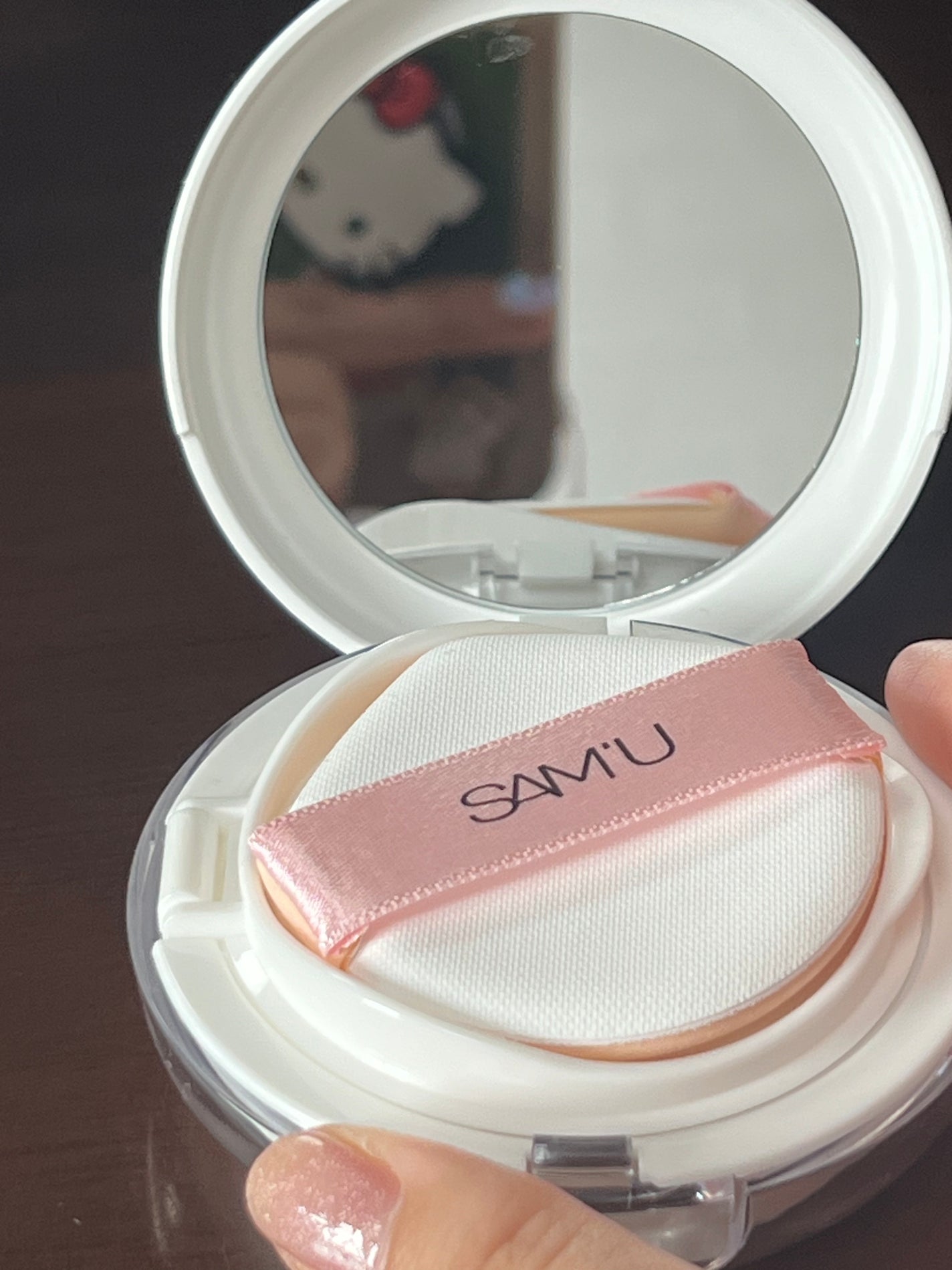 センシティブピュア&ピュアクッション/SAM'U/クッションファンデーションを使ったクチコミ(1枚目)