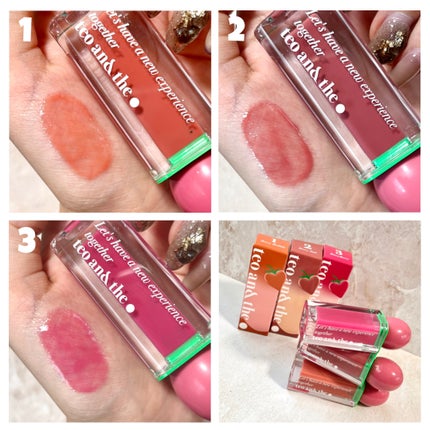 teo and the Verry Jellow/タオアンダー/リップグロスを使ったクチコミ(3枚目)