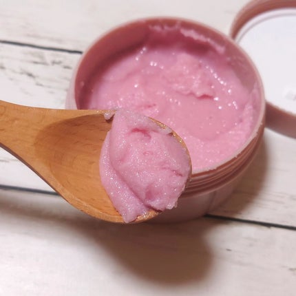 Q+Me スウィート ボム タラソ スクラブ/AGARISM/バスト・ヒップケアを使ったクチコミ(2枚目)