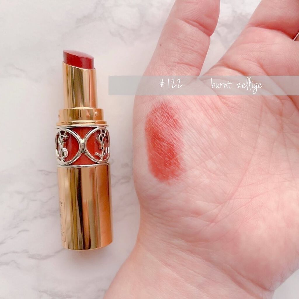 ルージュ ヴォリュプテ シャイン/YVES SAINT LAURENT BEAUTE/口紅を使ったクチコミ(2枚目)